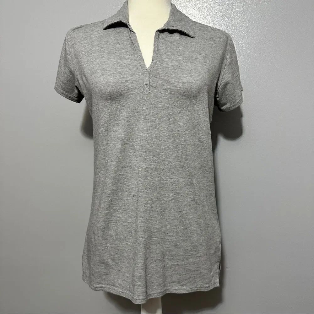 Columbia light gray polo size M